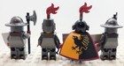 Custom Castle Raven Tournament Knights Battle Pack Soldier With Cape  4 Figures 
