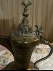 Antique Islamic Dallah Arabic Turkish Brass Coffee Pot Or Tea Pot