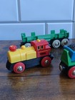 Brio Train Engine   Cars Lot Of 4 Coal Wagon Cement Mixer Flatbed Railway