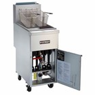 Patriot Pt-f4-lp 45-50 Lb Commercial Lp Stainless Steel Gas Floor Fryer 15-1 2 w