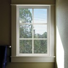 29 5 In  X 29 5 In  V-2500 Series White Vinyl Fixed Picture Window With Grids