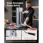 Uimoso Manual Sausage Maker 11 Lbs   5 L Dual-speed Meat Filler With 5 Nozzles