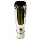 Chrome Metal Wall Cuff End For Nutone Central Vacuum Non Electric Hose