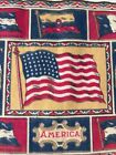 Vintage Tobacco Premium Felt Flannel Flag Cigarette Cigar Quilting Us And Others