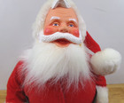 Rubber Face Santa Claus Holding A Coca Cola Bottle 16 Inches Tall