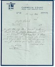 Palestine 1932 41 Three Letter Sheets Palestine Police Carmelia Court Haifa
