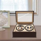 4 6 Automatic Watch Winder Watch Display Box Luxury Storage Case Self-winding 