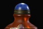 3 2  Rare Old Chinese Glaze Longevity Crane Bird Flower Snuff Bottle