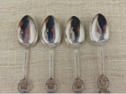 Hong Kong Sterling Demitasse Spoons-set Of Four 