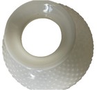 Vintage Hobnail White Milk Glass Hurricane Shade 8  Table Lamp Globe