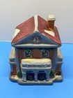 Set Of Three Vintage Ceramic Decoration Small Buildings