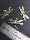 34173 Brass Oxidize Victorian Large Dragonfly Jewelry Finding