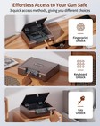 Gun Safe  Biometric Fingerprint Gun Safe For Handgun Pistol Safes   Fingerprint