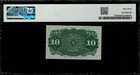 Fr-1261  0 10 Fourth Issue Fractional Currency - 10 Cents - Graded Pmg 64