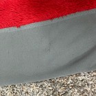 Patagonia Jacket Womens Small Red Grey Zip Up Fuzzy Jacket Polartec Outdoor Coat