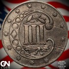 1860 3 Cent Silver Piece A5023