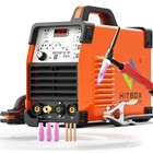 Hitbox 200a 6 In1 Ac dc Tig Aluminum Welder With Remote Control Foot Pedal 220v