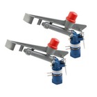 1  Adjustable Sprinkler Gun Head Irrigation Spray Gun Impact Spray Garden  2 Pcs