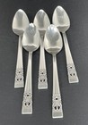 Vtg Oneida Community Coronation Silverplate 6 1 4  Teaspoons Silverware Set Of 5