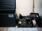 Singer Featherweight Sewing Machine 221  Case With Accessories Works  Well 1941 