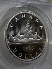 1963 Canada  1 Silver Coin Proof Like Graded Ms 67 By Anacs