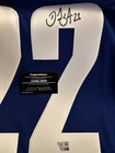 Fanatics Under Wraps Daniel Sedin Blue Canucks Signed Jersey Metal Nhl Shield