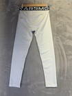 Under Armor Cold Gear Tights Boy s Size M White Elastic Waist Sports Legging