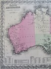 Australia New South Wales Interior 1864 Scarce Colton Map Variant Version