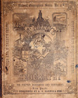 Old 1865 Mcnally Atlas Map   Indiana  Ohio  Kentucky  Tennessee   9x12  - 227