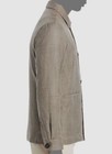 Bloomingdale s Men s Beige Melange Micro Hopsack Chore Wool Jacket Size 42r