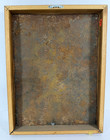 Antique 19th Century Original Mexican Retablo Painting On Saint Jerome
