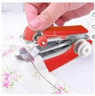 Cordless Mini Handheld Sewing Machine Portable Stitch Tool For Clothes  White