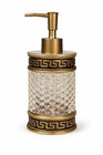 Gold Bronze Bath Set 4pc Soap Dispenser   Dish  Toothbrush Holder Tumbler