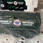 Vintage Nib Ertl 1930 Diamond T Tanker Red Crown Gasoline Coin Bank W key