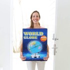 6 In1 Illuminated Large World Globe For Kids   Adults All Ages High Clear Map   