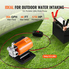 Vevor Water Transfer Removal Pump Portable Utility Pump 12v 360 Gph 1 10 Hp Hose