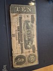 1864 Confederate  10 Note Csa T-68 Civil War Currency Richmond Va Ten