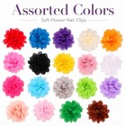 20-pack Baby Girls Boutique Grosgrain Ribbon Hair Bow Clips Kids Hair Accessory