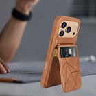 For Iphone 17 Pro Max Air 16 15 14 13 Flip Card Holder Wallet Phone Case Cover