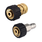 Pressure Washer Hose Adapter Set M22 To 3 8 Quick Connect For Power Washer Hose
