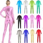 Women s Jumpsuit Club Leotard One-piece Bodysuit Bodycon Catsuit Shiny Rompers