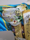 May Multicolored Japanese Art Print Kimono Dress Unique Design 75 silk One Size 