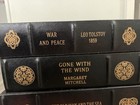 Figurative Leather Stack Of Books Side Table Classics Gone With The Wind