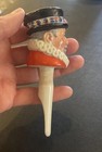 Vintage English Burroughs Beefeater Gin Figural Porcelain Ceramic Bottle Pourer