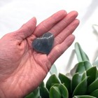 Blue Green Fluorite Crystal Heart