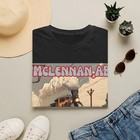 Vintage Steam Locomotive Train Tee   Railroad Poster Graphic T-shirt