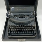 1947 Remington Rand Noiseless Portable Model Seven 7 Manual Typewriter In Case