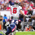 Game Used Tampa Bay Buccaneers 11 09   11 16 25 Nfl Football Vs Patriots   Bills