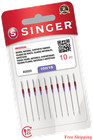 Singer Heavy Duty Sewing Machine Needles Set Of 10 Size 100 16 For Denim   More