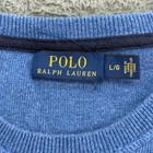 Polo Ralph Lauren Sweater Mens L Blue Crewneck Pony Logo Knit